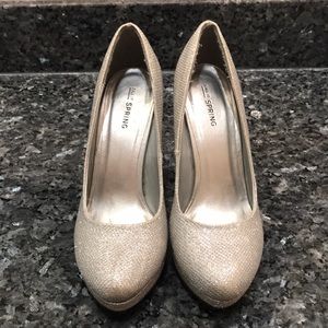 Call It Spring silver heels